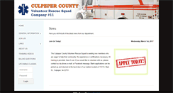 Desktop Screenshot of culpeperrescue.com